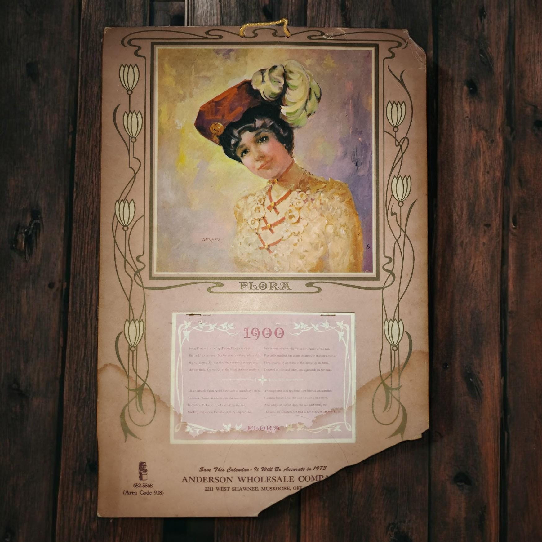 1900 Calendar - Etsy