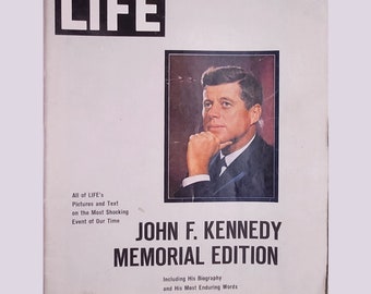 Vintage LIFE Magazine - JFK Memorial Edition - Rare Find from 1963!