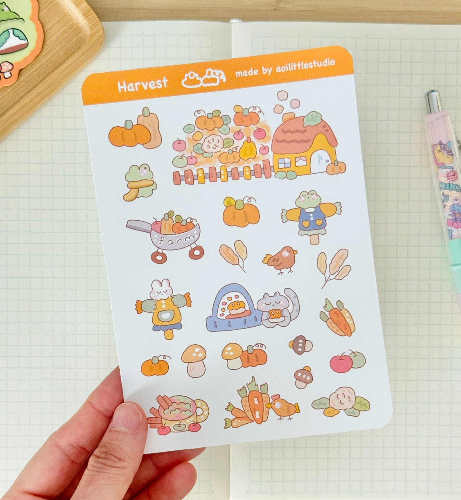 Harvest Sticker Sheet | Bullet Journal Stickers, Cute Planner Stickers ...