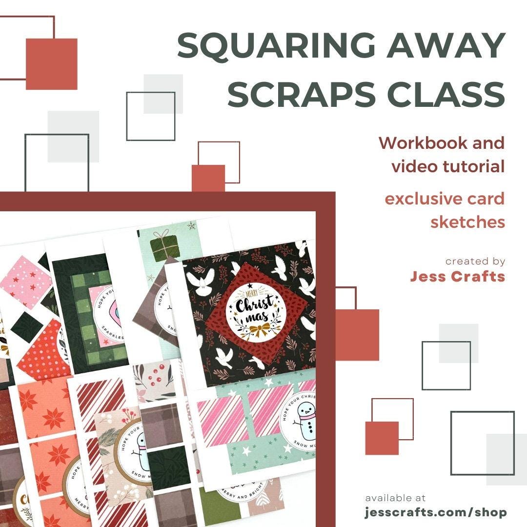 Squaring Away Scraps Workbook With 10 Card Sketches | Create Simple ...