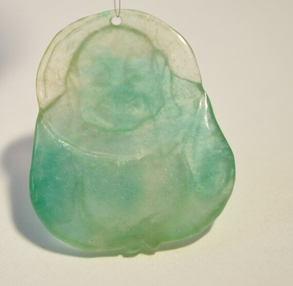 Vintage Hand Carved Natural Genuine Translucent G… - image 6