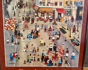 Vintage Japan Bin Kashiwa Print Paris Naïf Plateau Beaubourg