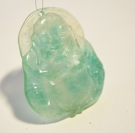 Vintage Hand Carved Natural Genuine Translucent G… - image 5