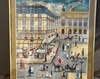 Bin Kashiwa Art Print, Paris 1984. Printed in France