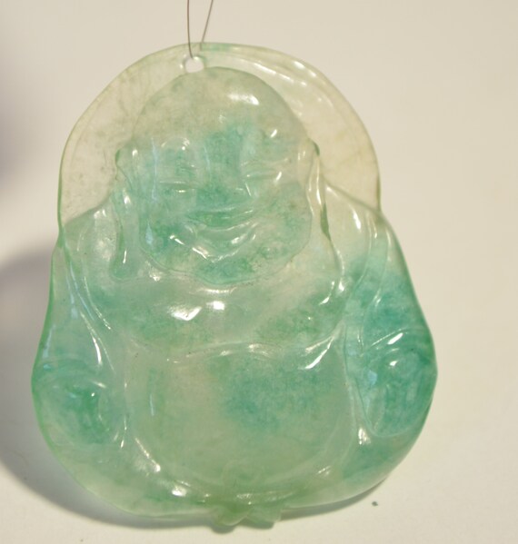 Vintage Hand Carved Natural Genuine Translucent G… - image 4