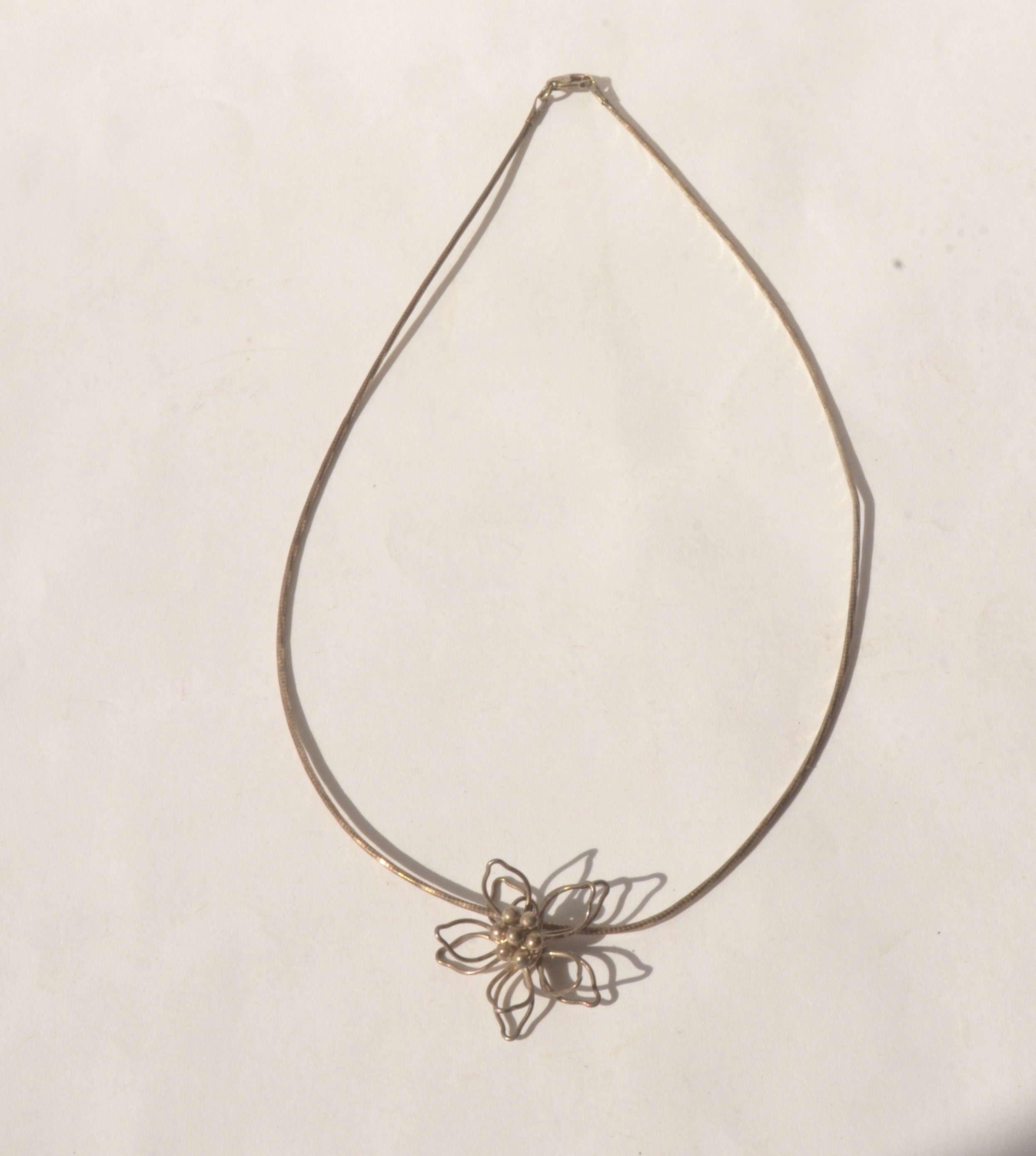 Collier Chaîne En Argent Massif 925 – Maille Art Nouveau – Déco Simple Et élégante