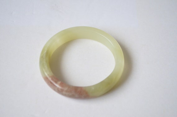 Vintage Natural Genuine Translucent Green Hetian … - image 7