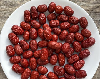 Jujubes Dried 100% Organic Natural Home Grown Dates Fruit 有机鲜枣甜 Non-GMO Healthy