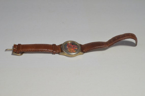 Elmo Character Watch with Brown Leather Strap il_340x270.6622994805_qcoh.jpg main image 2