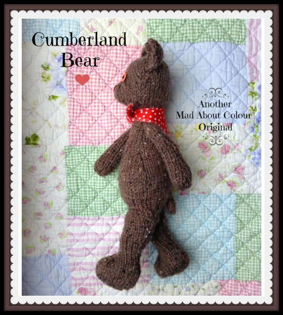 Teddy Bear Knitting Pattern Pic Tutorial Heirloom Child Soft Toy Pdf Pattern Stuffed Animal Pattern Knit Newborn Baby Photo Prop Instruction