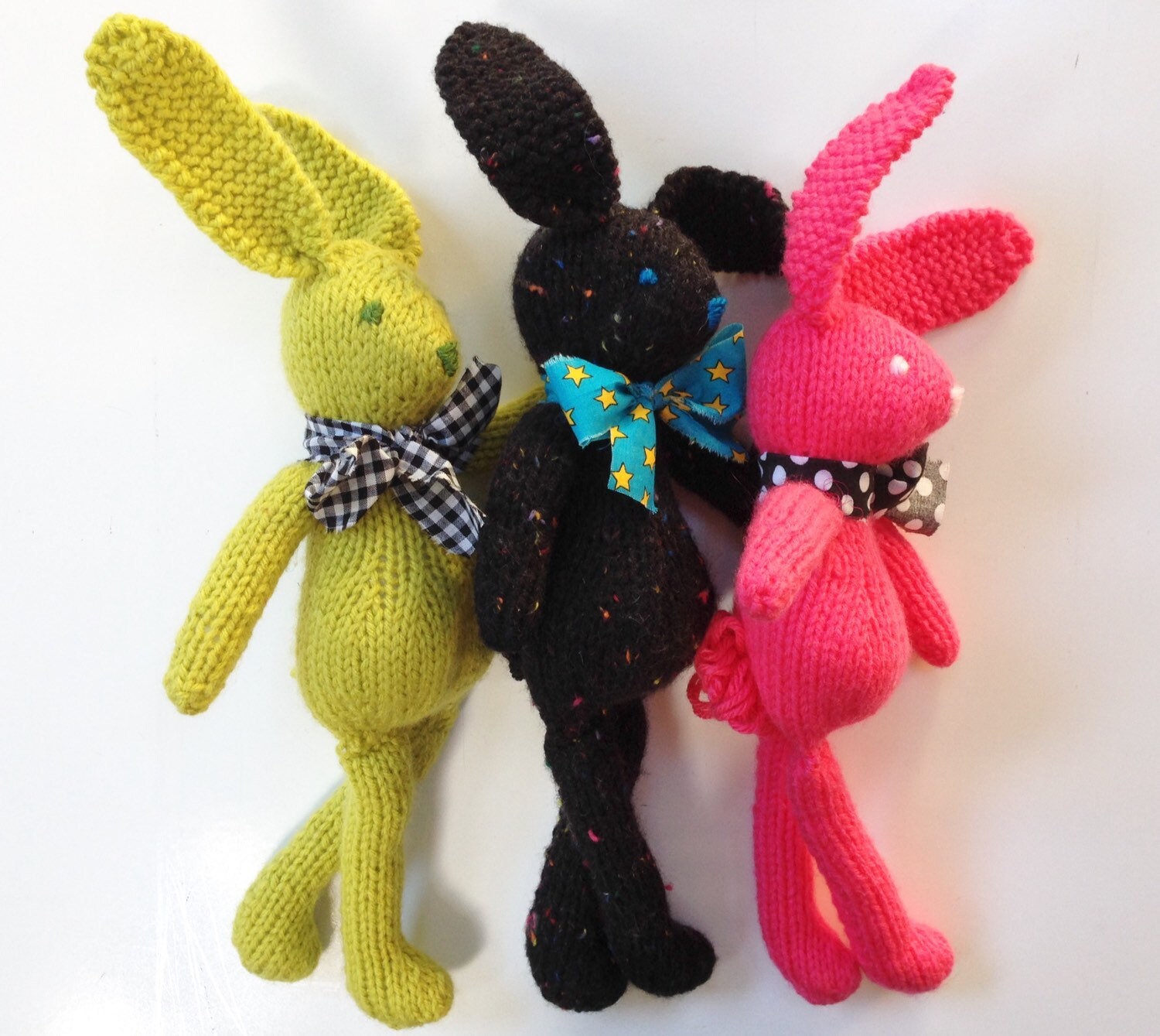Bunny Rabbit Knitting Pattern Stuffed Toy Animal PDF Pattern ONLY Child ...