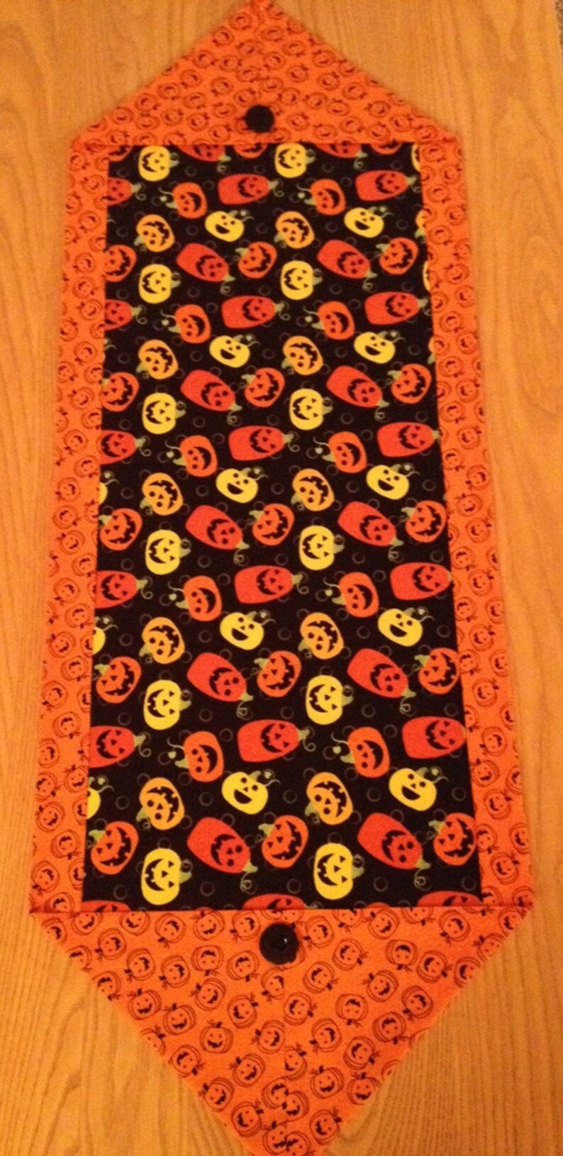Halloween Jack O'lantern Table Runner - Etsy