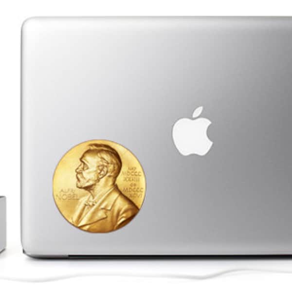 Nobel Prize Replica wall  laptop decal/sticker