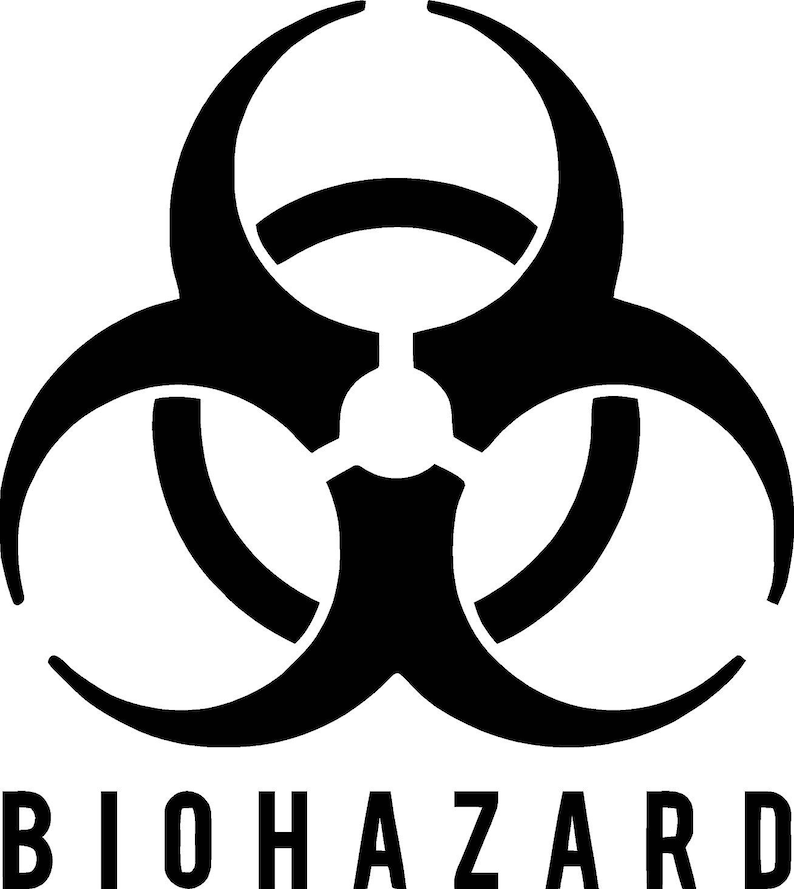 Biohazard Vinyl Decal/sticker - Etsy