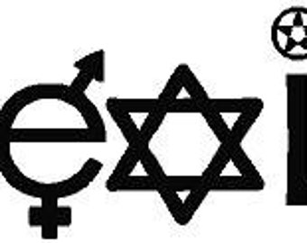 coexist vinyl decal/sticker