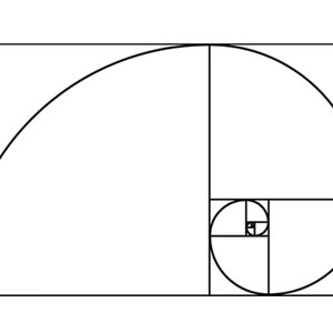 Fibonacci Spiral Vinyl Decal