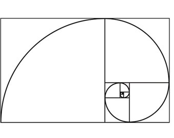 Fibonacci Spiral Vinyl Decal