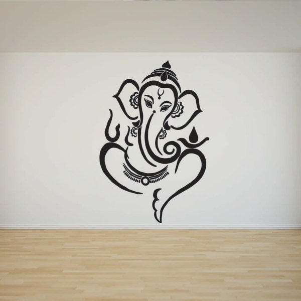 ganesh 4 vinyl wall  laptop decal/sticker