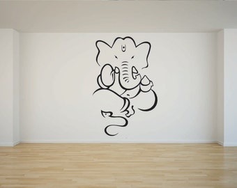 ganesh 13 vinyl wall  laptop decal/sticker