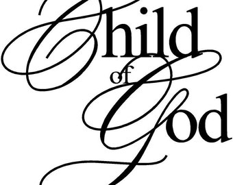 Child of God vinyl decal/sticker