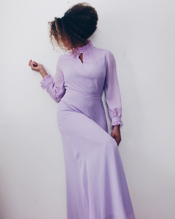 vintage lavender dress