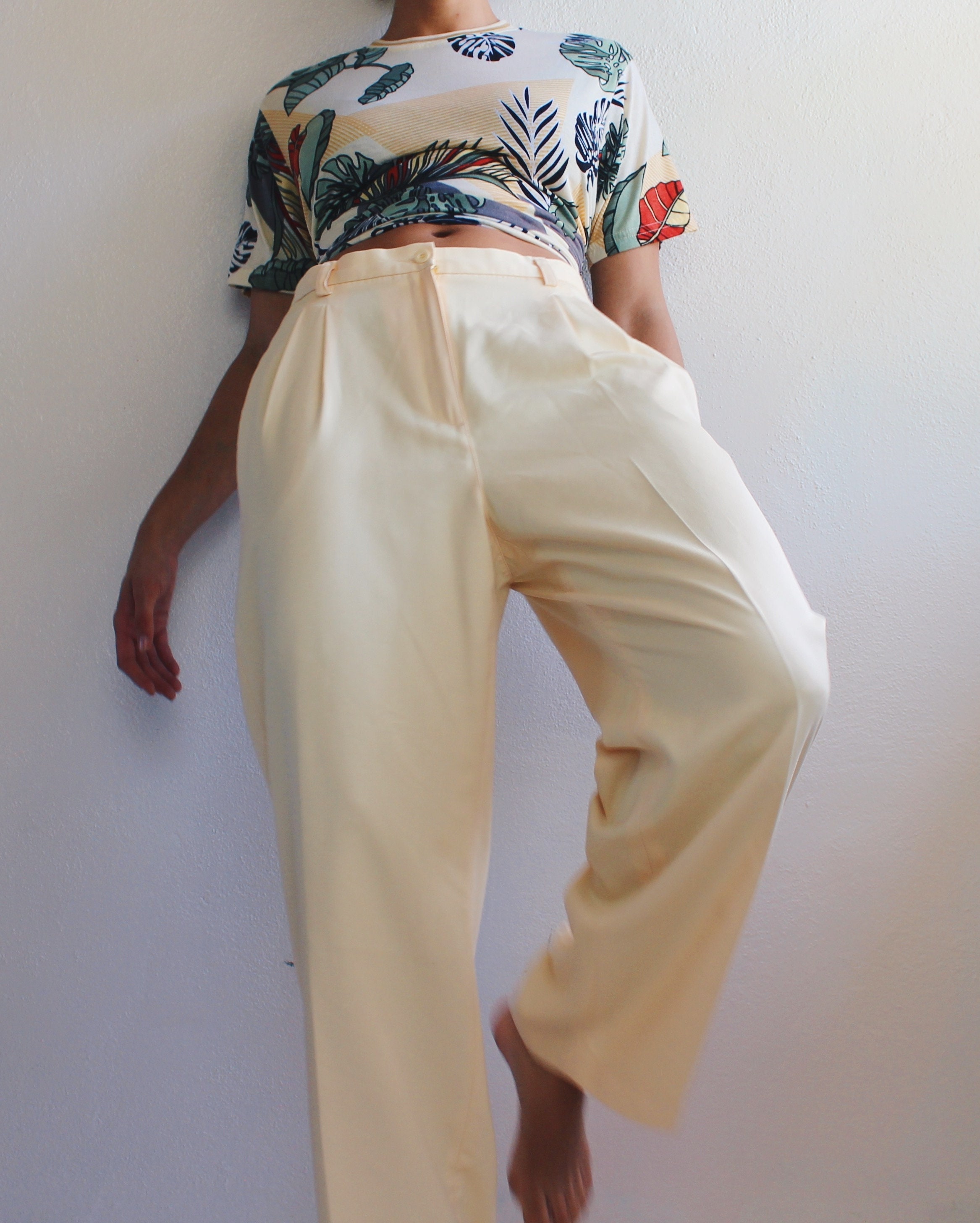 Buy Silk Trousers Online In India  Etsy India