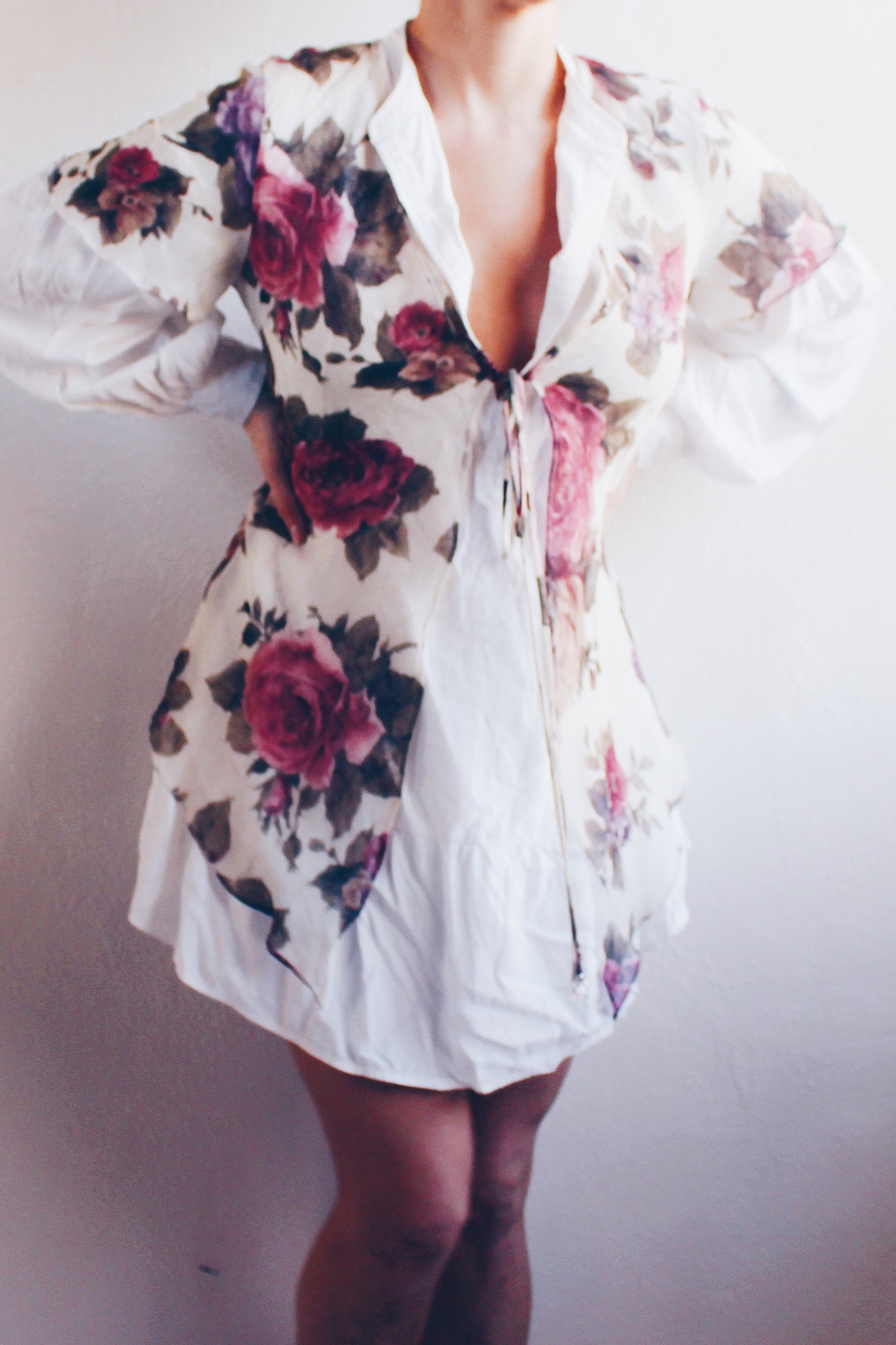 Chevron print Rose 2 pc wollen set with shawl