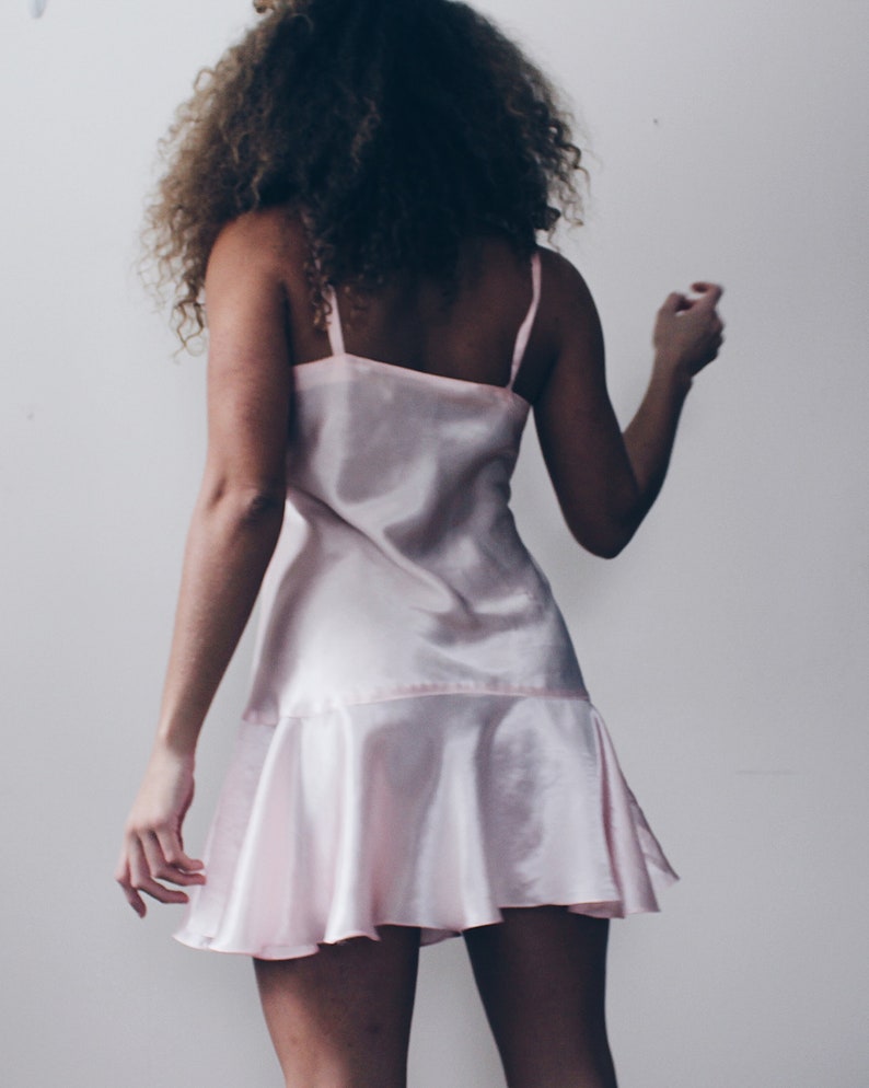 pink satin slip