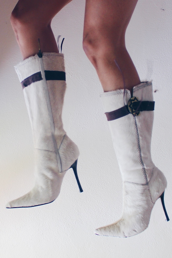 2025 New Cowhide Leather Pointed Toe High Heels With Gold Zircon Cushioned Insole For Women main image 0