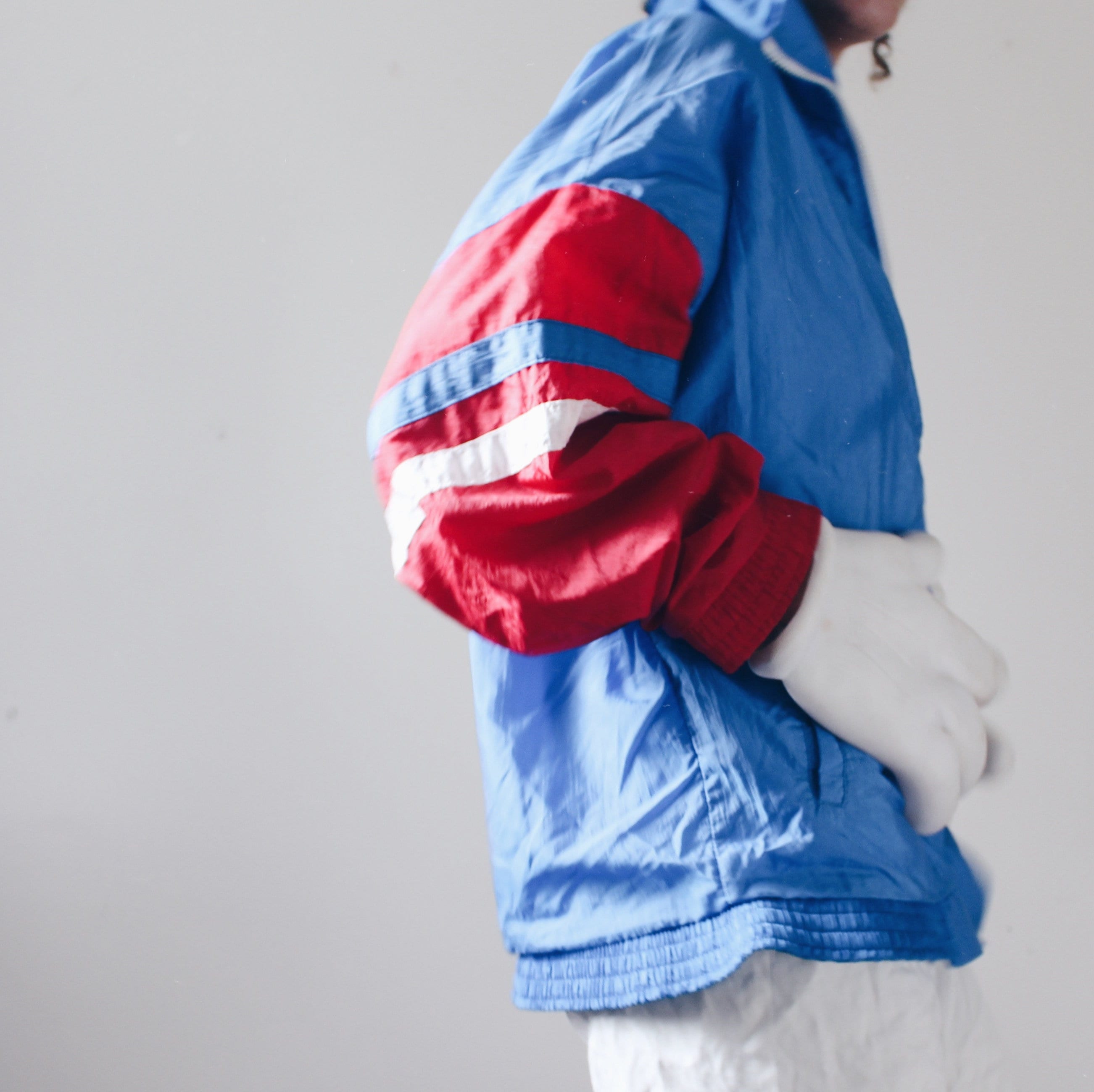 Blue Red Windbreaker - Etsy