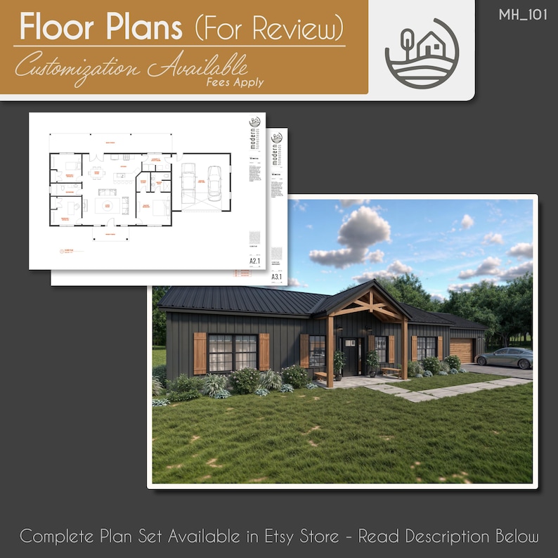 1500 SF Barndominium Review Floor Plans | 3 Bedroom 2 Bath Modern ...