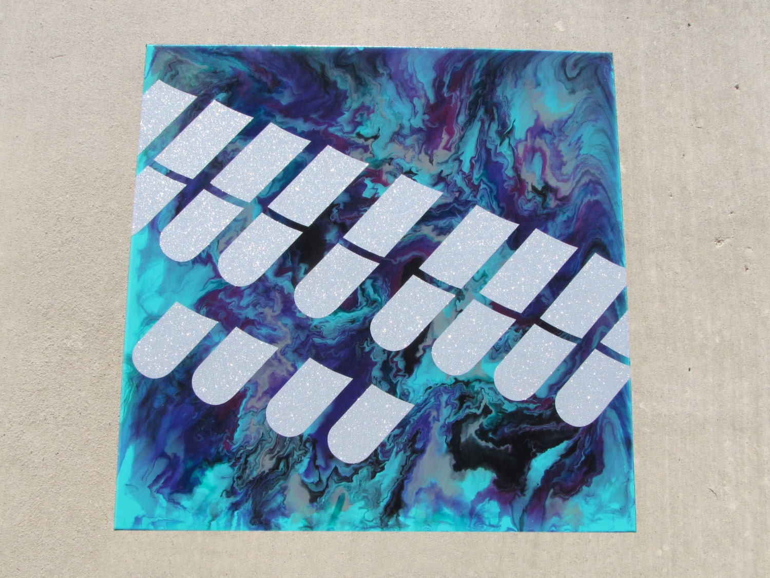 Unique Steno Keys Painting 24 Square Etsy