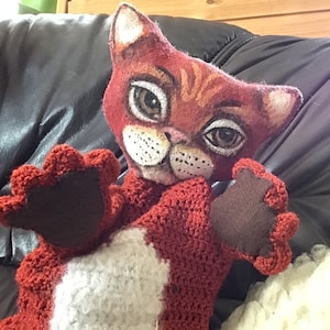hand puppet cat