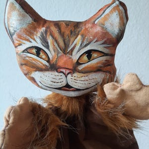 hand puppet cat