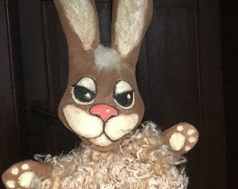 Bunny hand puppet