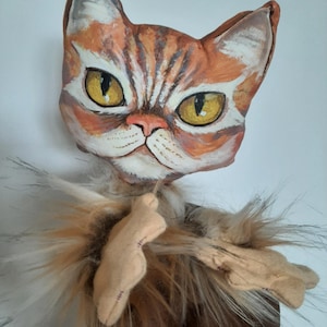 hand puppet cat