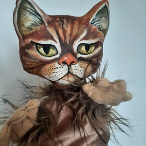 hand puppet cat