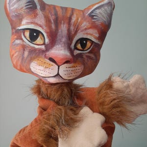 hand puppet cat