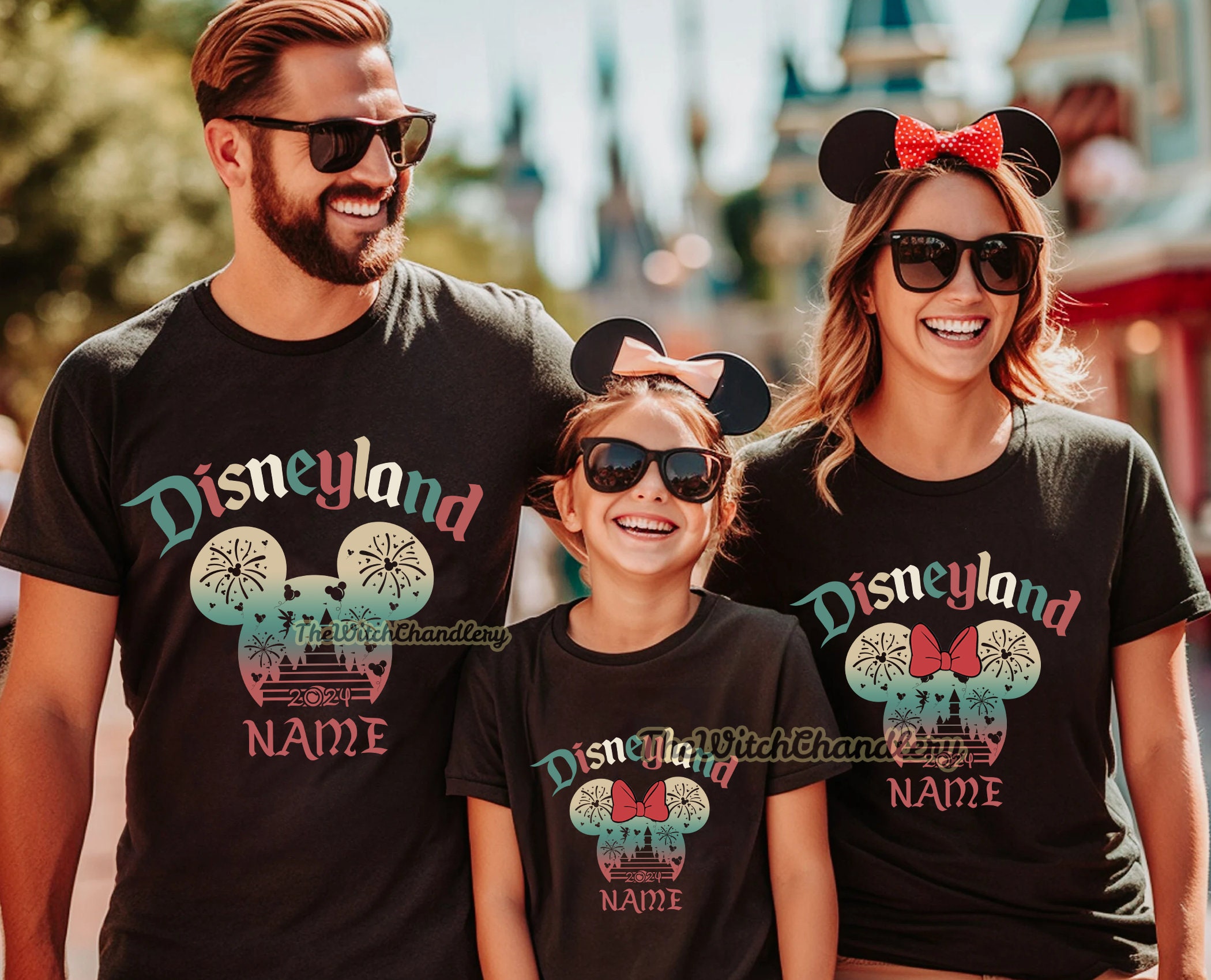 Discover Camicia Personalizzata Castello Disney, Maglietta Per Disneyland 2024