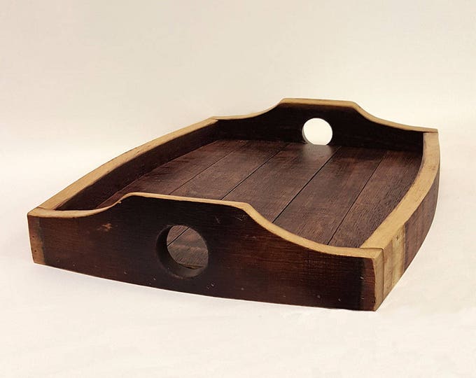Wine Barrel Serving Tray Barrel Top Serving Tray Wine Barrel Etsy Israel