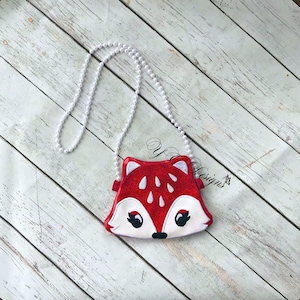 Fuchs Geldbörse Foxie mit Tasche DIGITALE STICKDATEI