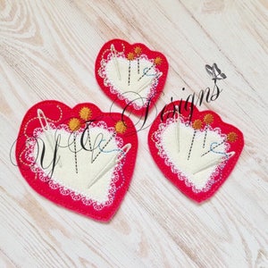 Pin Cushion Feltie Needle keeper Feltie EMBROIDERY DIGITIAL FILE