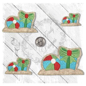 Beach Toys Feltie EMBROIDERY DIGITAL FILE