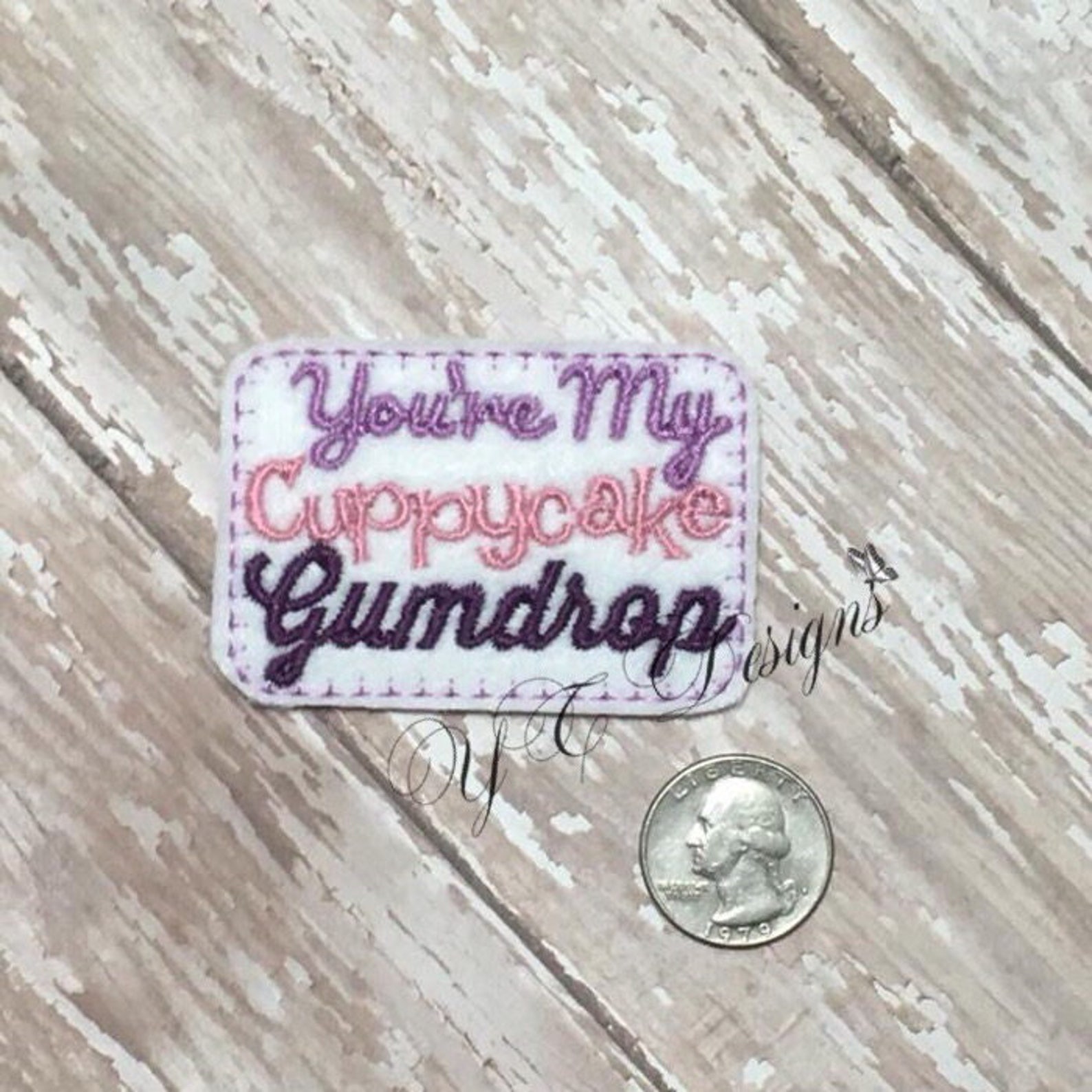 Valentine's Day Feltie You're My Cuppycake Gumdrop - Etsy