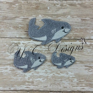 Shark Feltie M2M RF Shark Feltie Embroidery File