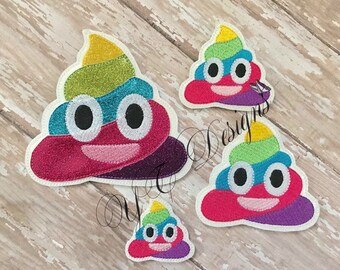 Poop Emoji Feltie Poopie Emoji Feltie Embroidery File