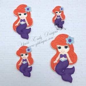 Mermaid Joy App Version Feltie Digital Embroidery File