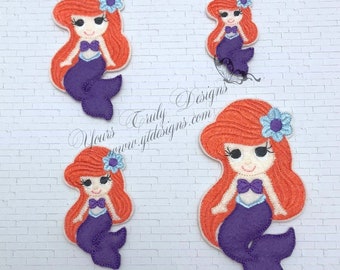 Archivo de bordado digital Feltie de la versión de la aplicación Mermaid Joy