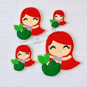 Mermaid 1 App Version Feltie Digital Embroidery File