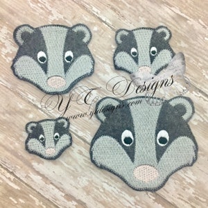 Badger Feltie Digital Feltie Embroidery File